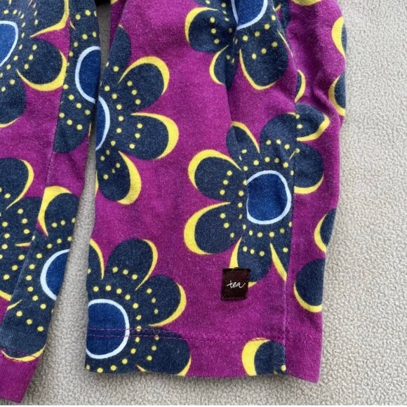 Tea Collection Floral Romper 6-12 Months - Picture 4 of 5